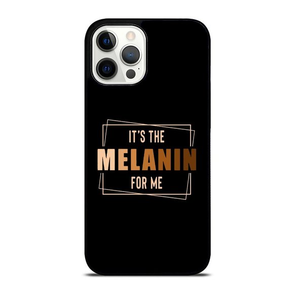 Melanin For Me Black Pride BHM African Men Women Kids Gift iPhone Case - Picture 1 of 1